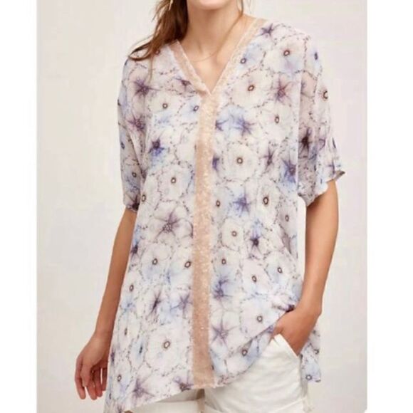 One September Anthropologie Lyla Tunic Size XS - Picture 3 of 14